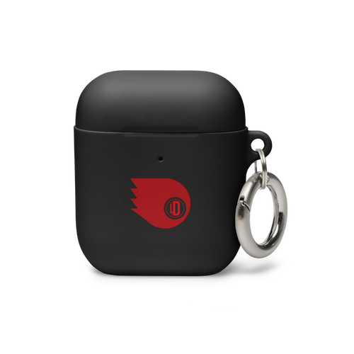 Funda AirPods® Luis Dener “Signal” – Estuche Negro con Diseño Gráfico y Logo LD